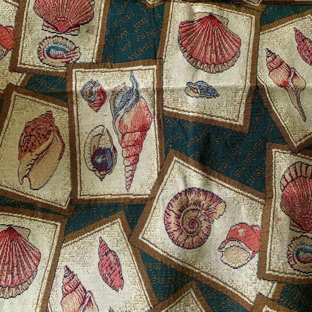 Vintage SeaShell Kravet Tapestry Fabric
